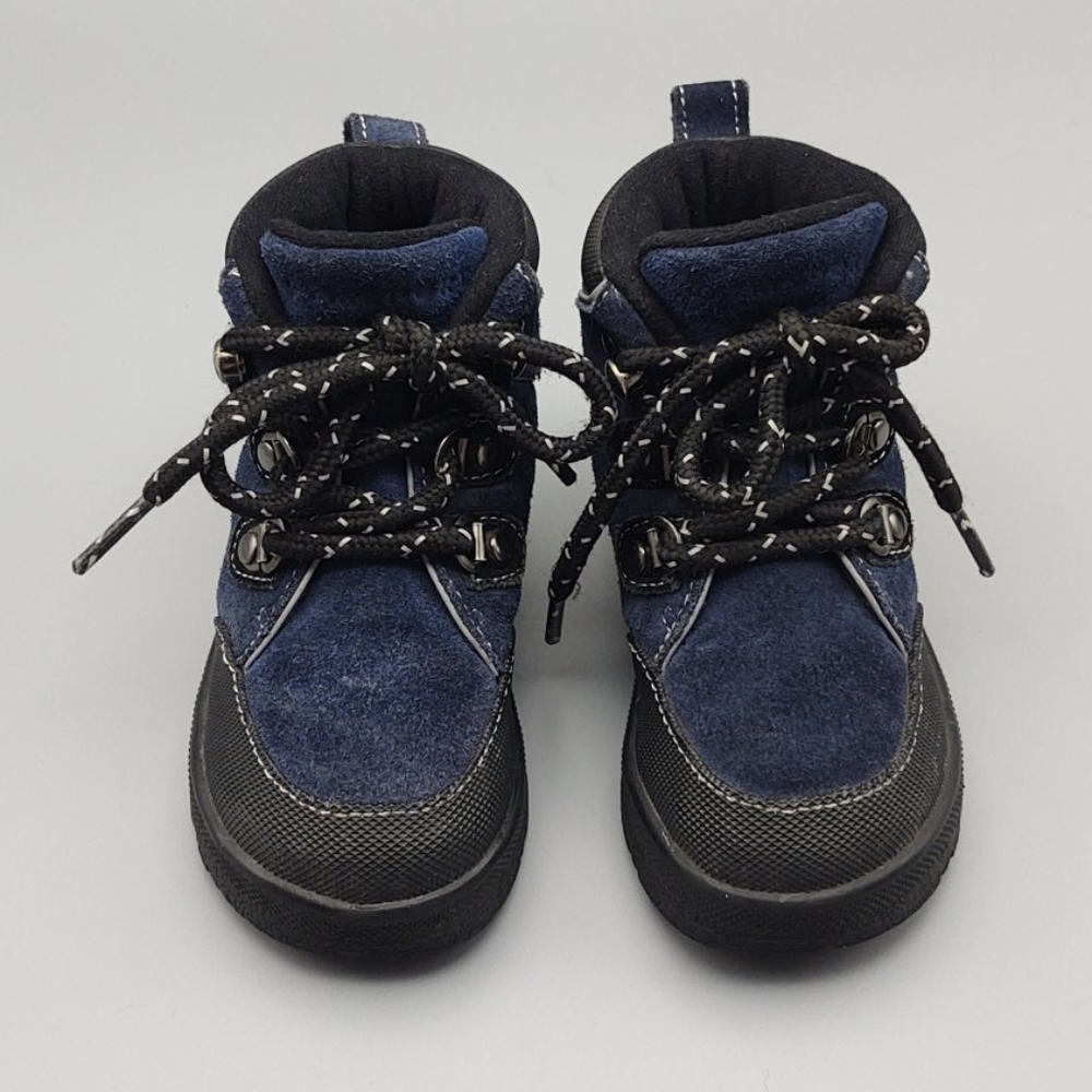 Gymboree Gymsport Blue Suede Boots 7